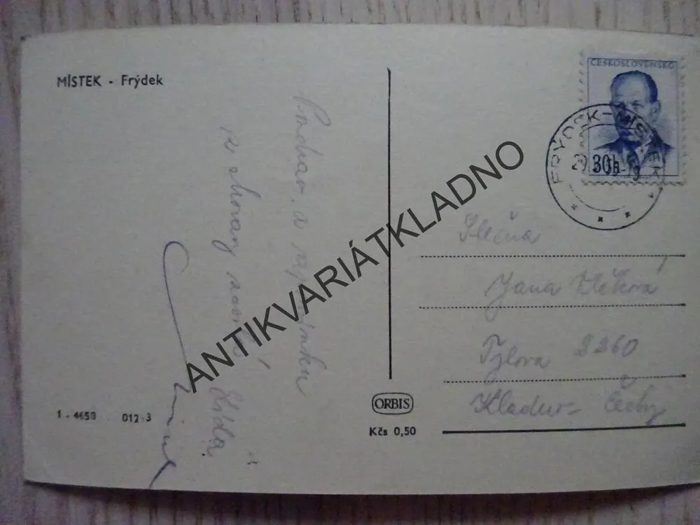 MÍSTEK, FRÝDEK-MÍSTEK, 1955