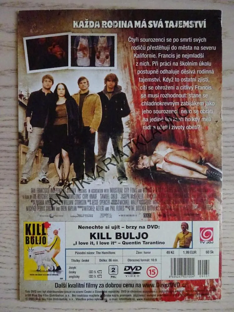 HAMILTONOVI, DVD FILM 