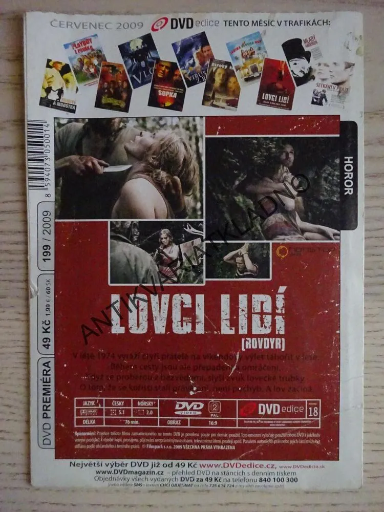 LOVCI LIDÍ, DVD FILM 