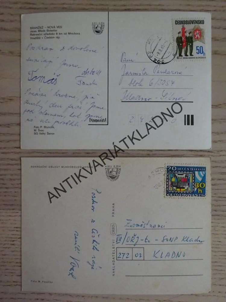 BRANŽEŽ, NOVÁ VES, OKRES MLADÁ BOLESLAV, 2 KUSY