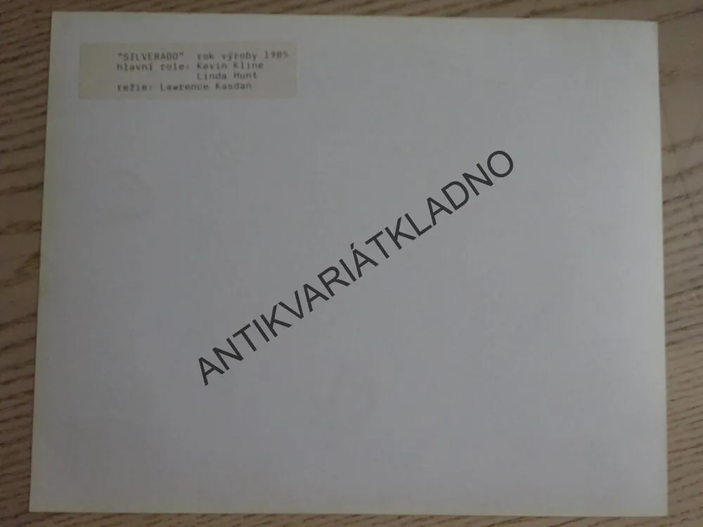 SILVERADO, KEVIN KLINE, LINDA HUNT, FOTOSKA FILM