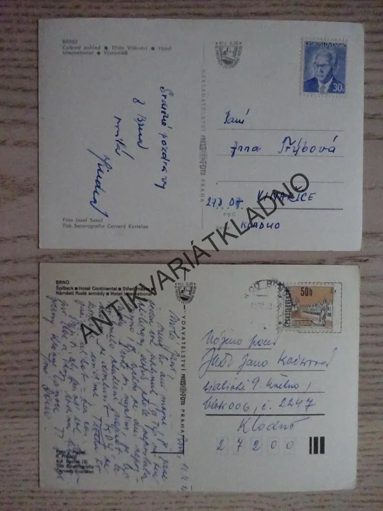 BRNO, HOTEL INTERNATIONAL, VÝSTAVIŠTĚ BRNO, HOTEL CONTINENTAL, STŘED MĚSTA, ŠPILBERK, 2 KUSY