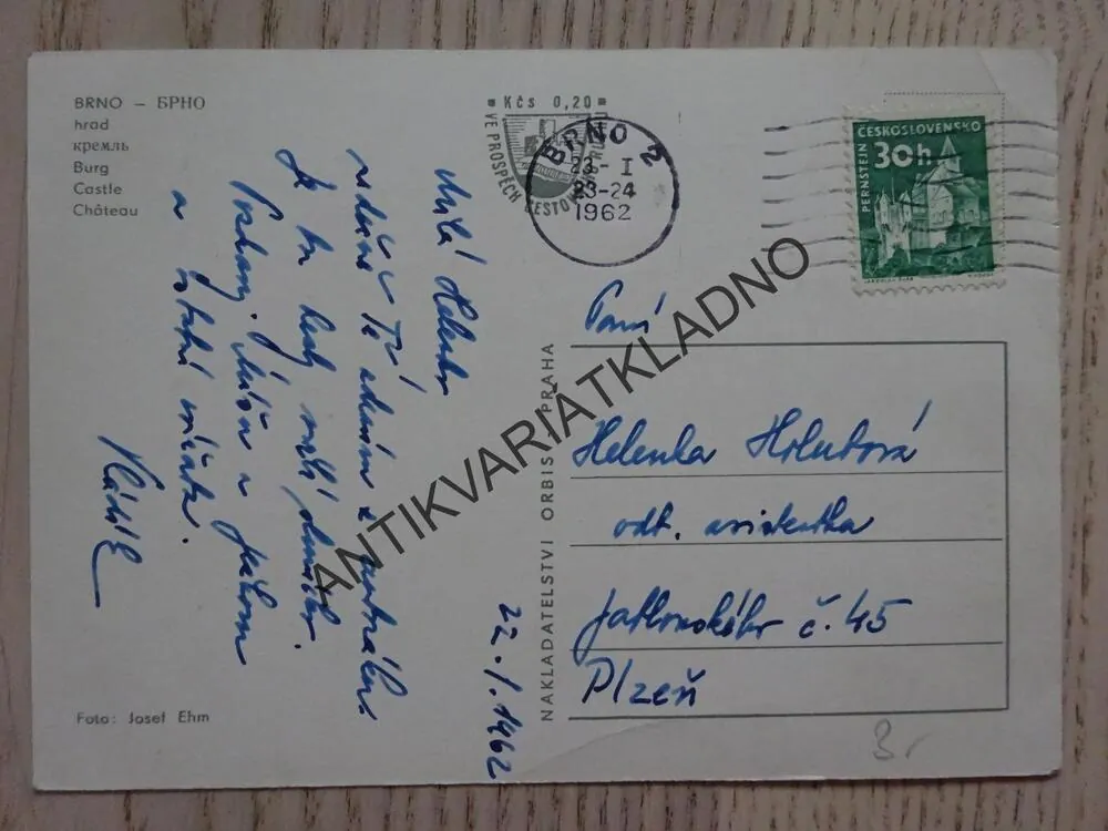 BRNO, HRAD PETROV, 1962