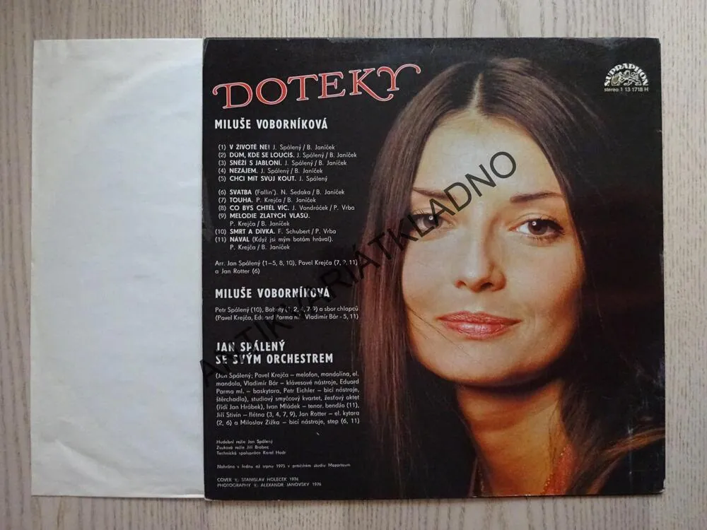 DOTEKY, MILUŠE VOBORNÍKOVÁ