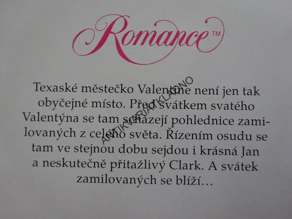TEXASKÝ VALENTÝN, KATE DENTONOVÁ, **an