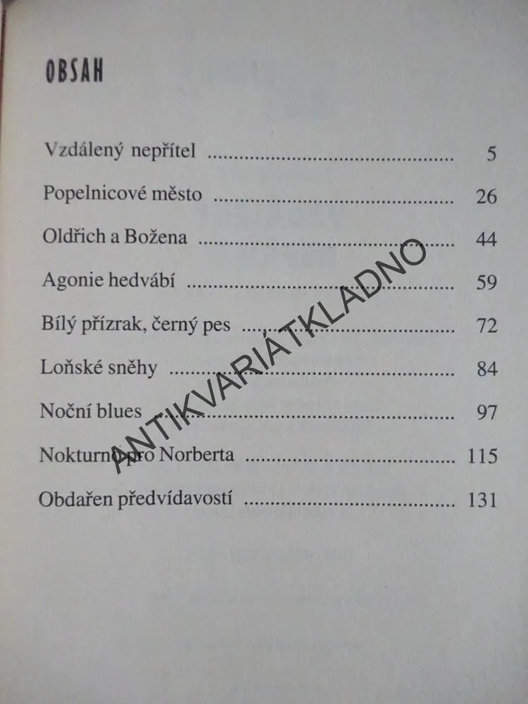VZDÁLENÝ NEPŘÍTEL, **an