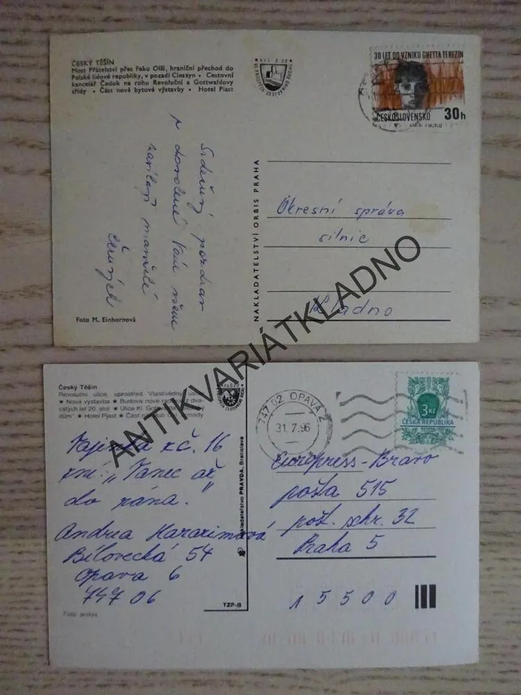 ČESKÝ TĚŠÍN, OKRES KARVINÁ, 2 KUSY