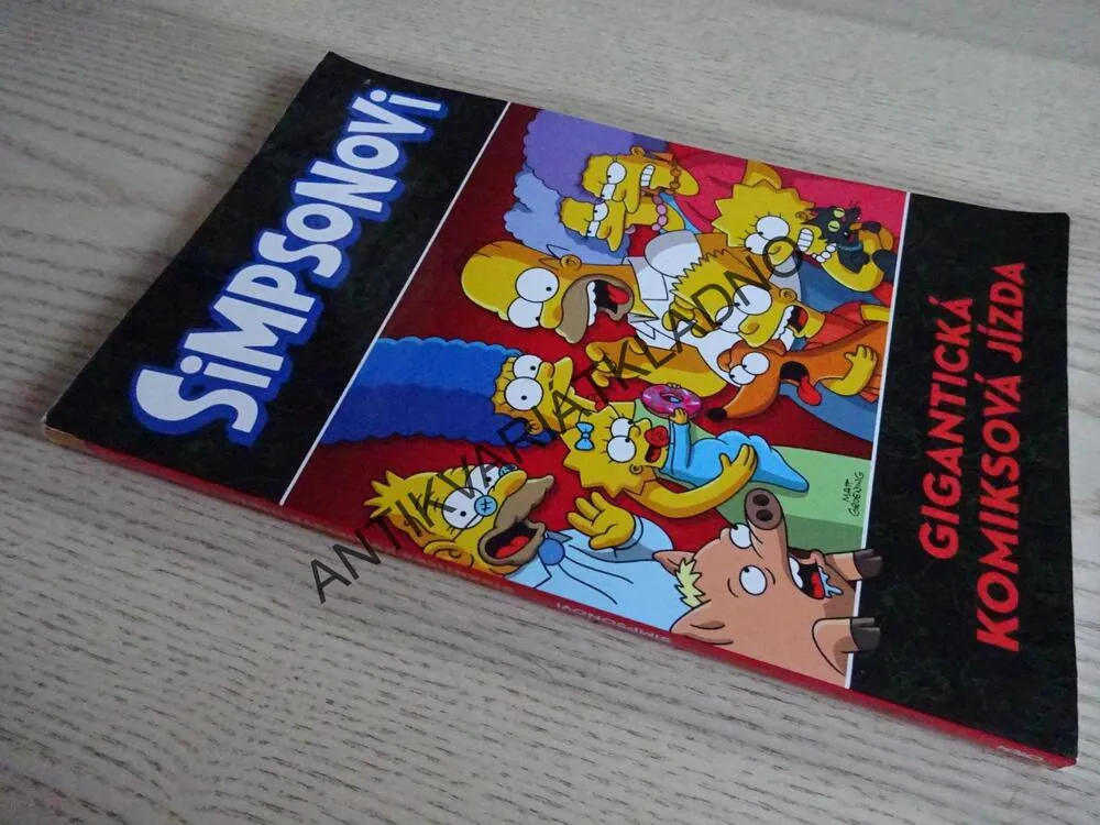 SIMPSONOVI, GIGANTICKÁ KOMIKSOVÁ JÍZDA, KOMIKS, **an