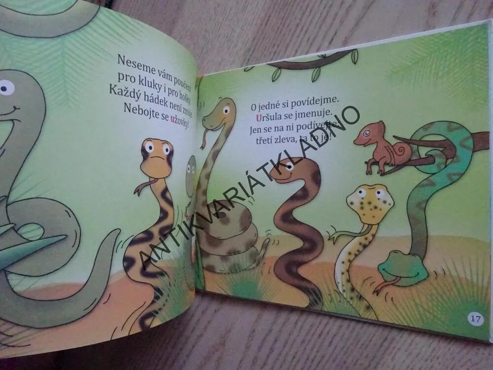T JAKO TRPASLÍK, U JAKO UŽOVKA, ABECEDA NENÍ VĚDA, PTÁČKOVÁ, TILŠNEROVÁ, **an