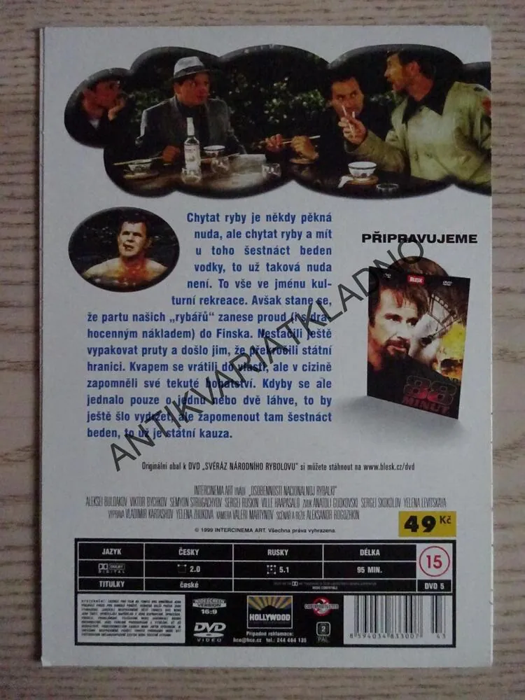 SVÉRÁZ NÁRODNÍHO RYBOLOVU, DVD FILM 