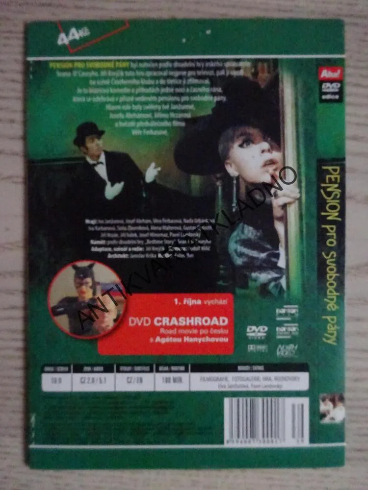 PENSION PRO SVOBODNÉ PÁNY, DVD FILM ČR