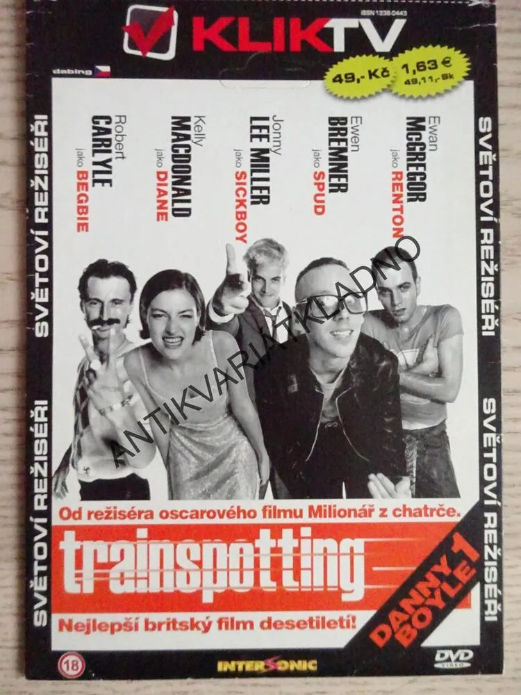 TRAINSPOTTING, DVD FILM