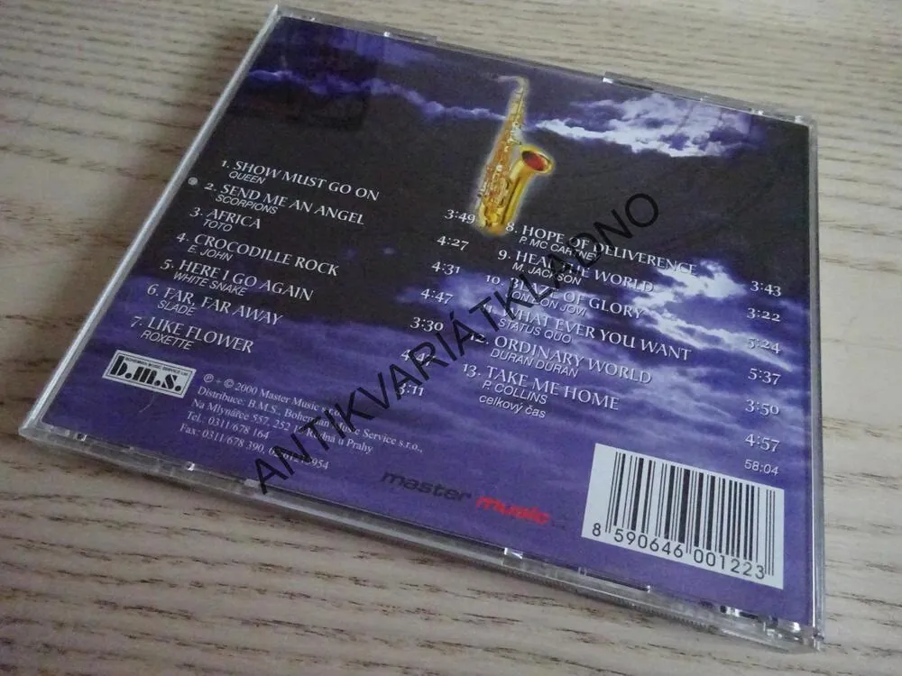 SAX SAXOFON, ŠTĚPÁN MARKOVIČ, CD HUDBA