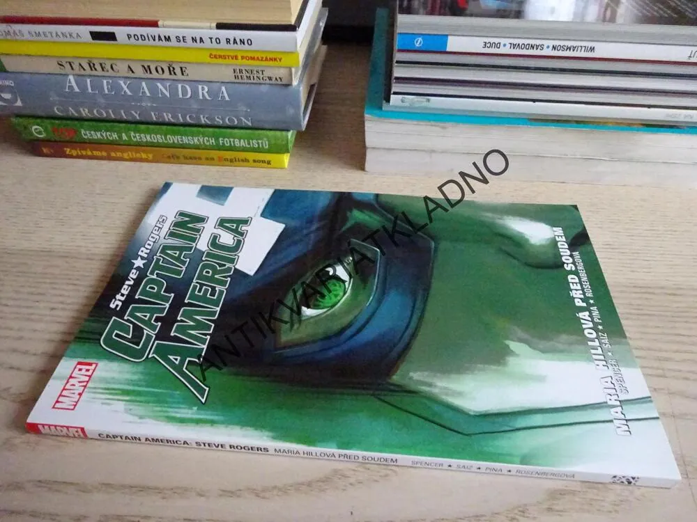 CAPTAIN AMERICA, KAPITÁN AMERIKA, MARIA HILLOVÁ PŘED SOUDEM, KOMIKS MARVEL, **an