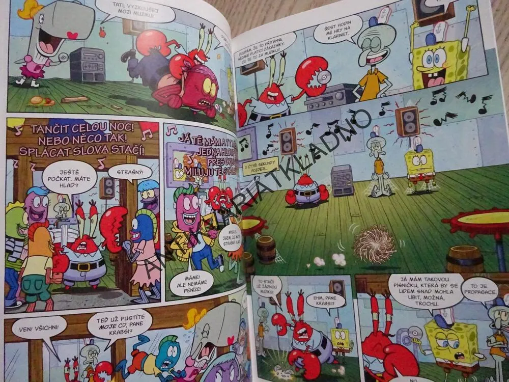 KOMIKS SPONGEBOB, ZCELA PRVNÍ HOUBOVITÝ SEŠIT, 1/2022