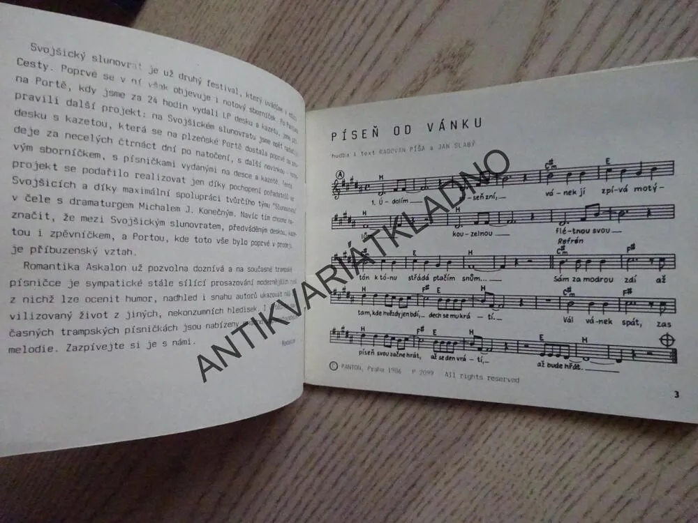 PÍSNIČKY DO KAPSY 125, CESTY, SVOJŠICKÝ SLUNOVRAT, ZPĚVNÍK, NOTY, TEXTY