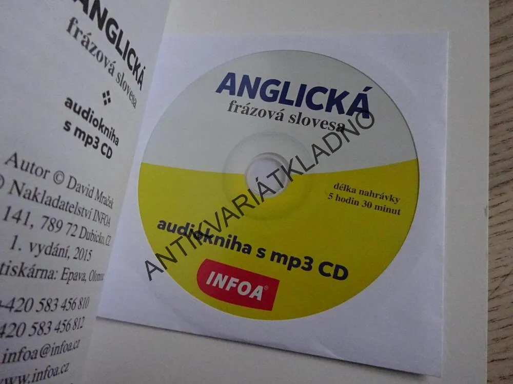 ANGLICKÁ FRÁZOVÁ SLOVESA, VČETNĚ CD, **an