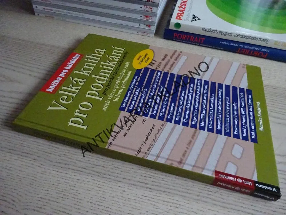 VELKÁ KNIHA PRO PODNIKÁNÍ PRO FYZICKÉ I PRÁVNICKÉ OSOBY, **an