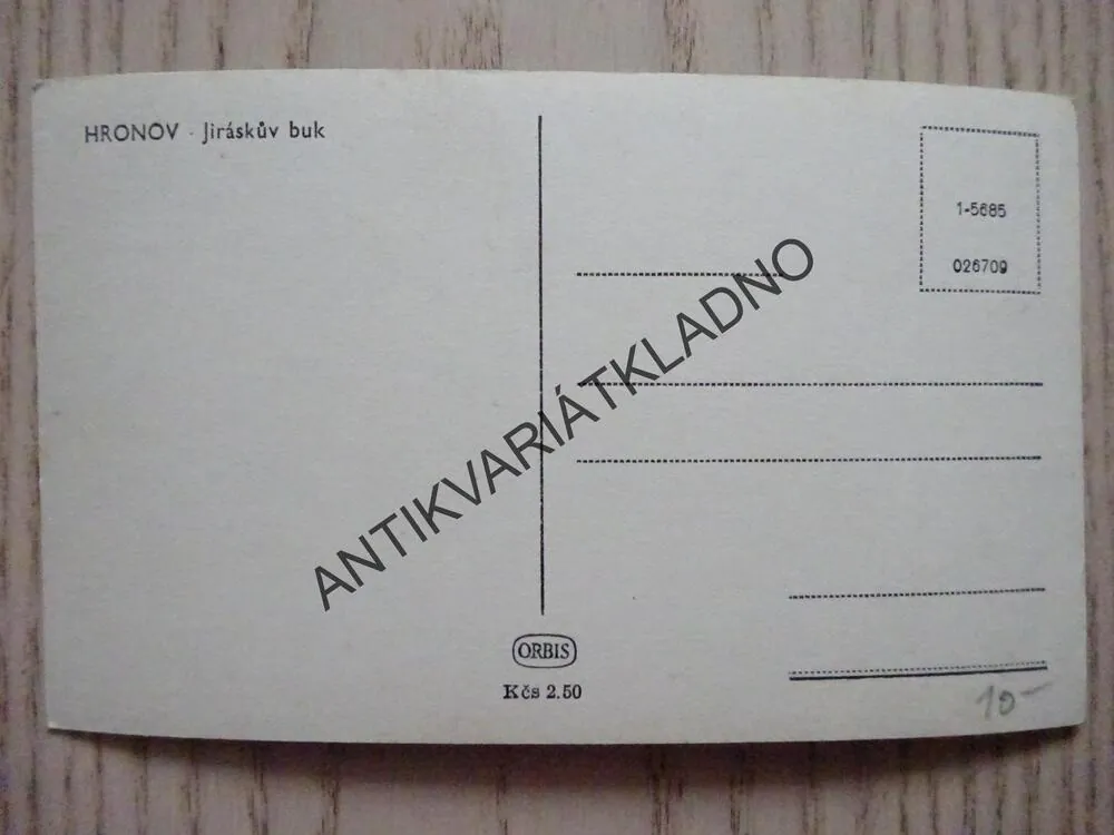 HRONOV, JIRÁSKŮV BUK, OKRES NÁCHOD