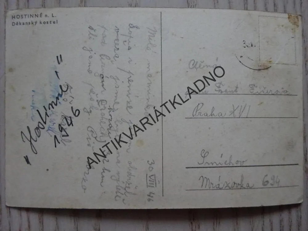HOSTINNÉ, DĚKANSKÝ KOSTEL, OKRES TRUTNOV