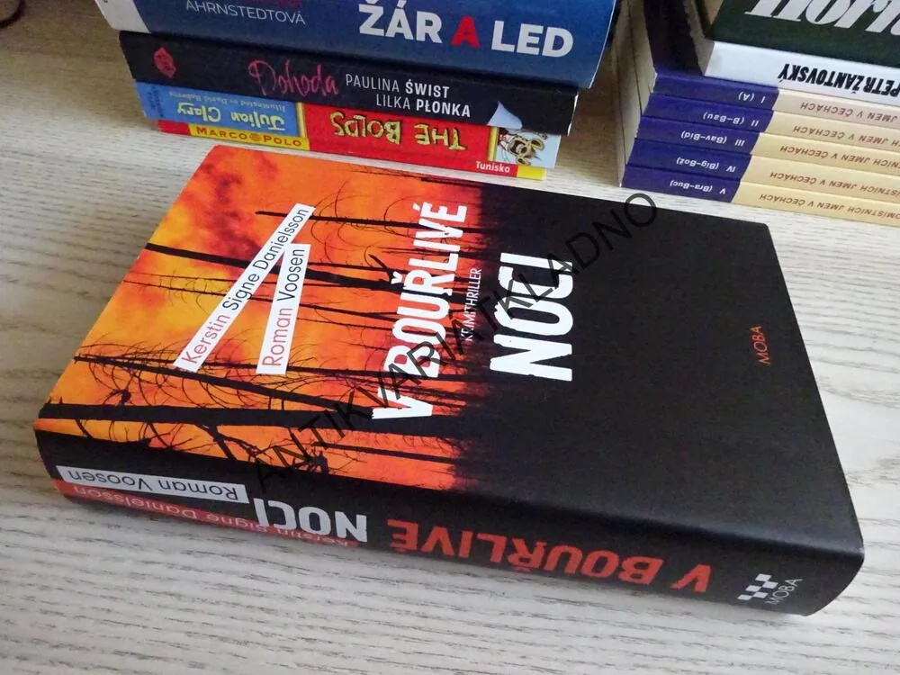 V BOUŘLIVÉ NOCI, KERSTIN SIGNE DANIELSSON, ROMAN VOOSEN, **an