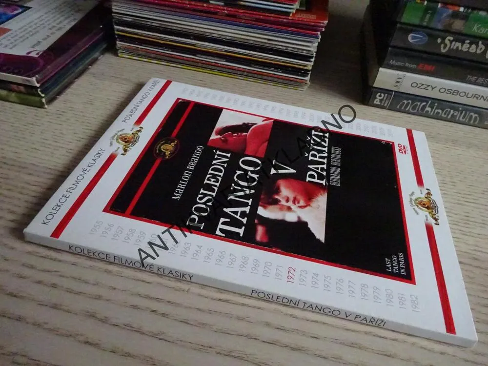 POSLEDNÍ TANGO V PAŘÍŽI, DVD FILM