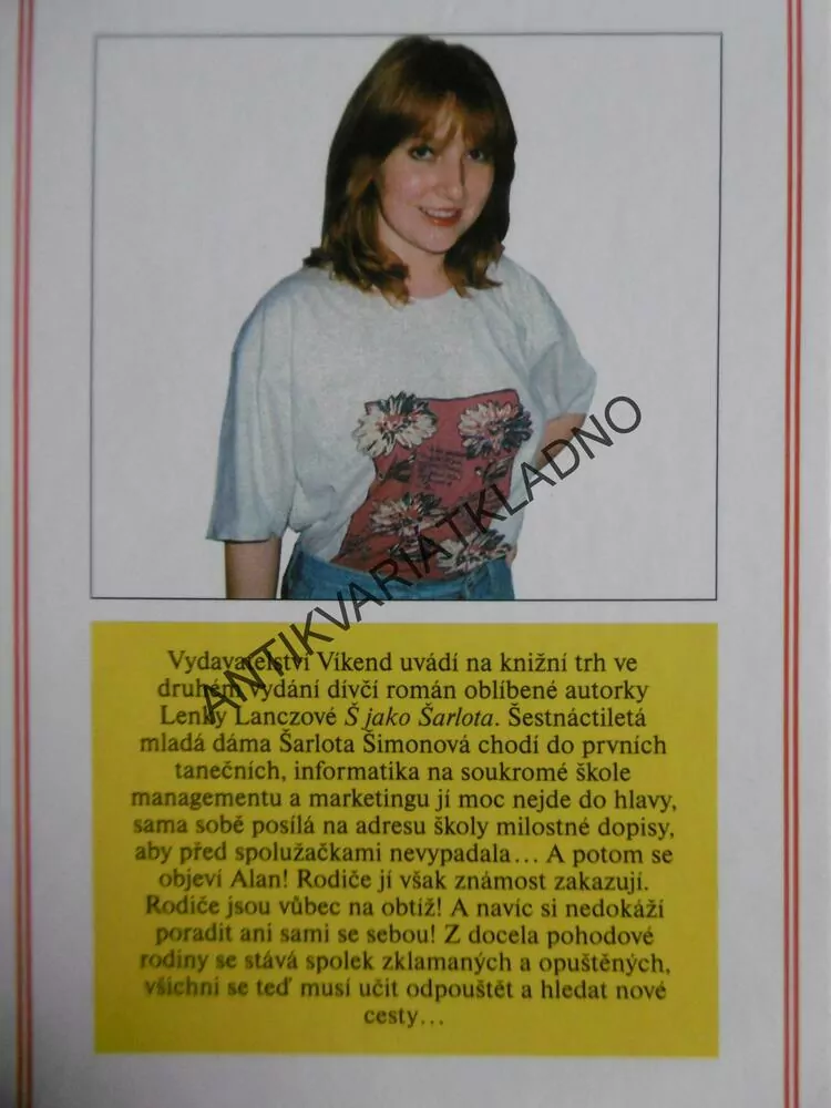 Š JAKO ŠARLOTA, LENKA LANCZOVÁ, **an