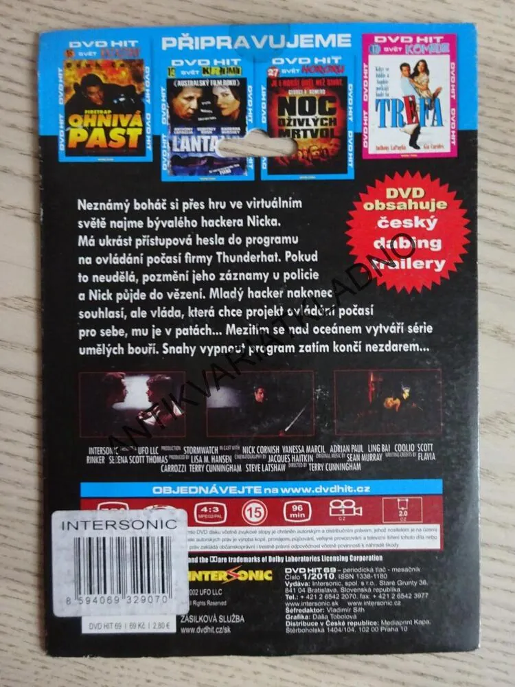 HACKEŘI, DVD FILM