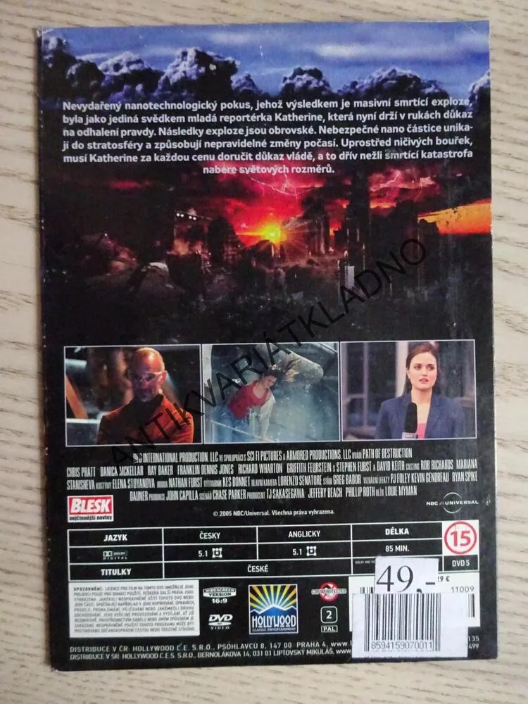 CESTA ZNIČENÍ, DVD FILM