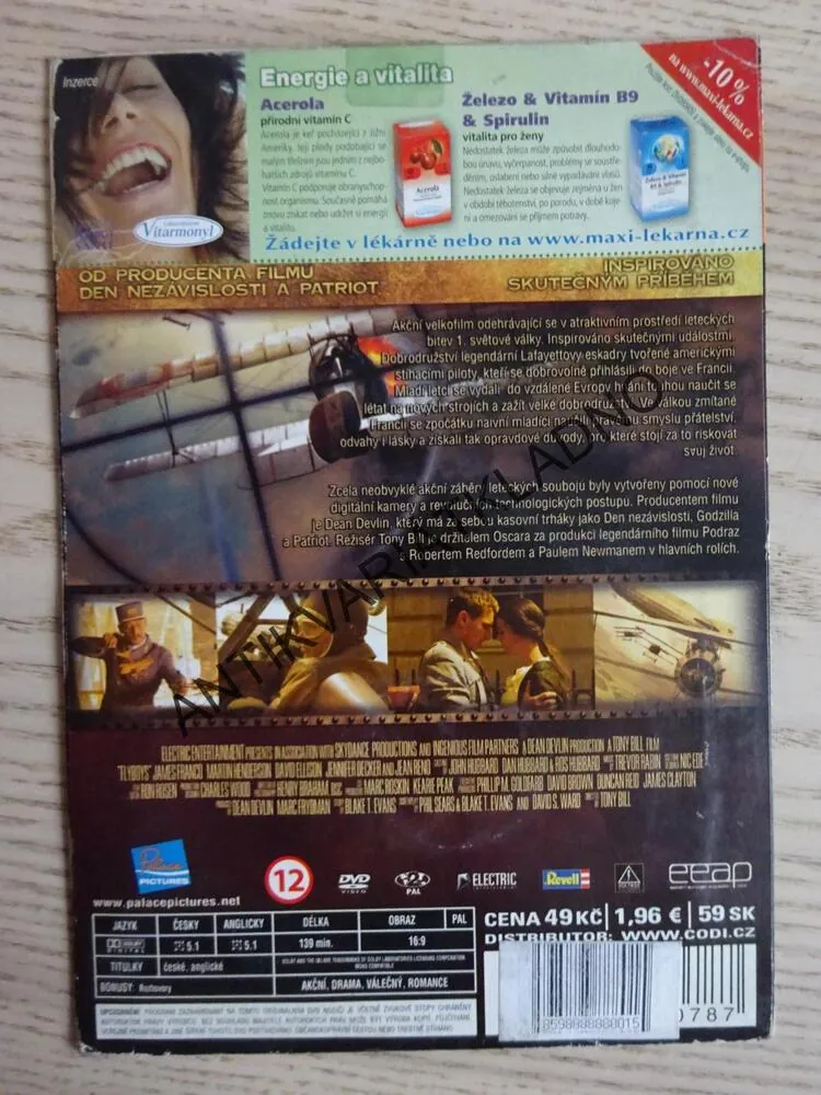 RYTÍŘI NEBES, DVD FILM