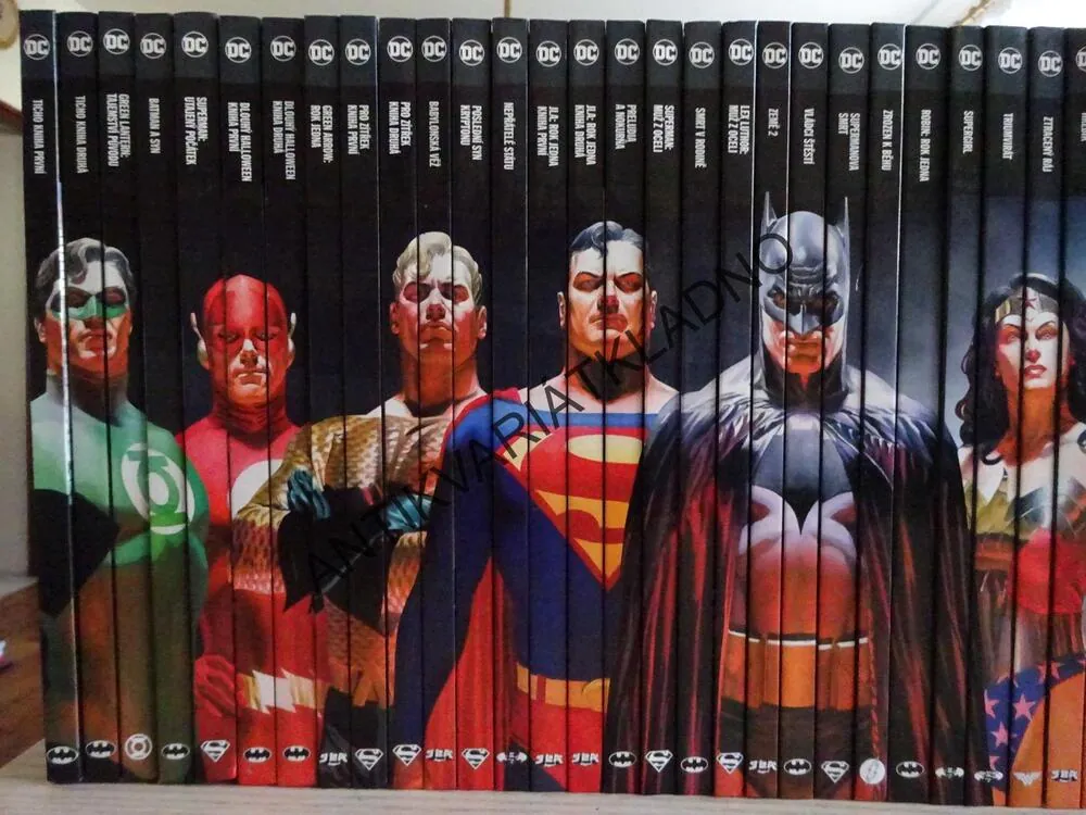 DC KOMIKSOVÝ KOMPLET Č. 1-100, NOVÉ!!!! + 2 ZARÁŽKY NA KNIHY, DC KOMIKS