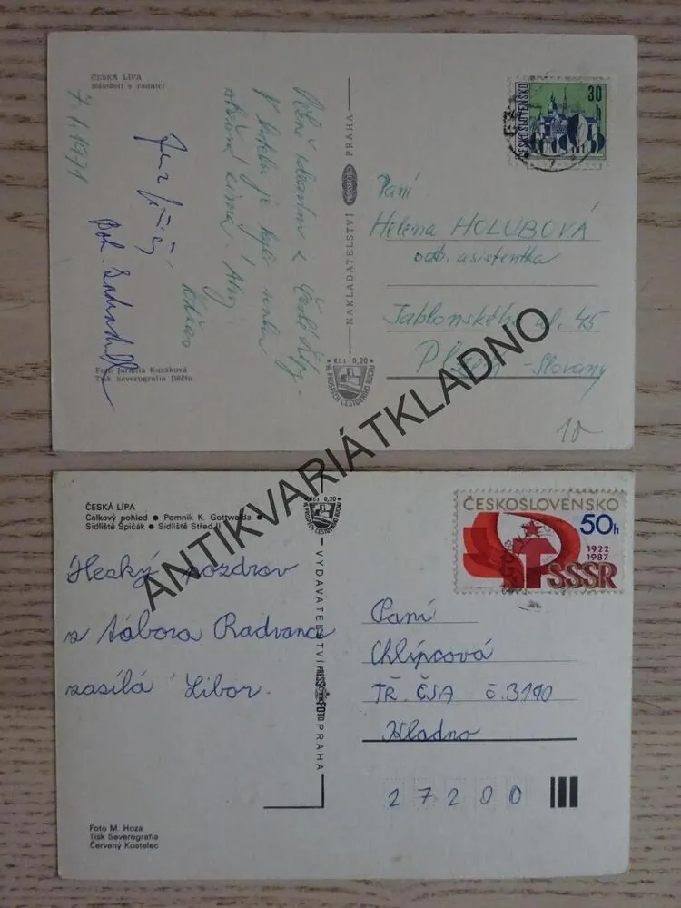 ČESKÁ LÍPA, 2 KUSY