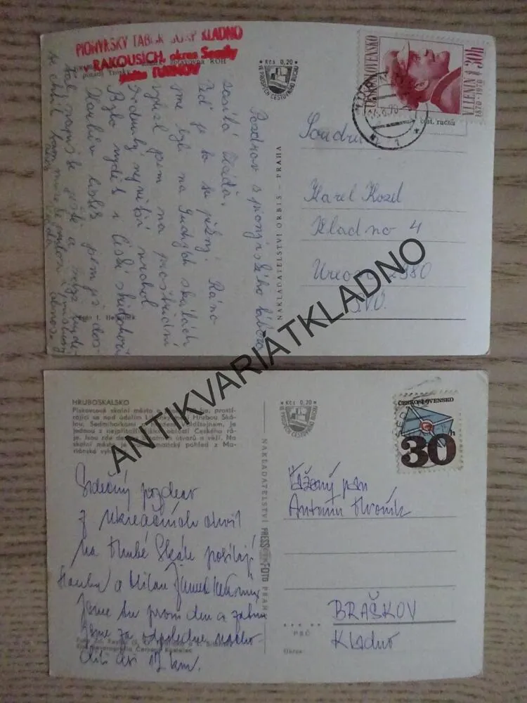 ČESKÝ RÁJ, HRUBÁ SKÁLA, HRUBOSKALSKO, OKRES SEMILY, 2 KUSY