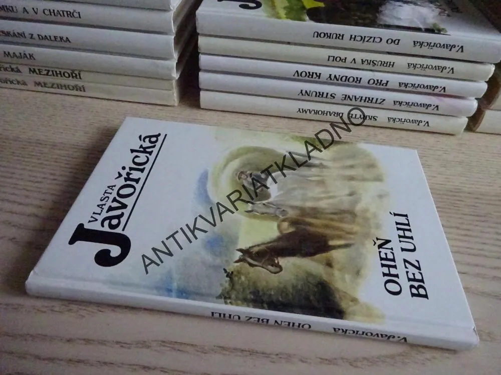 OHEŇ BEZ UHLÍ, VLASTA JAVOŘICKÁ, **an