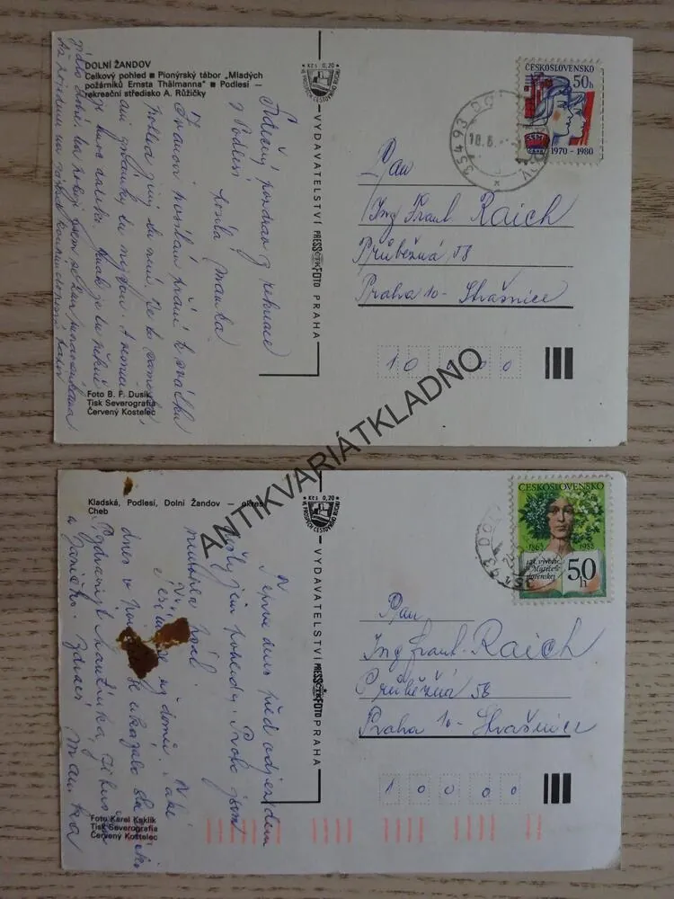 DOLNÍ ŽANDOV, OKRES CHEB, 2 KUSY
