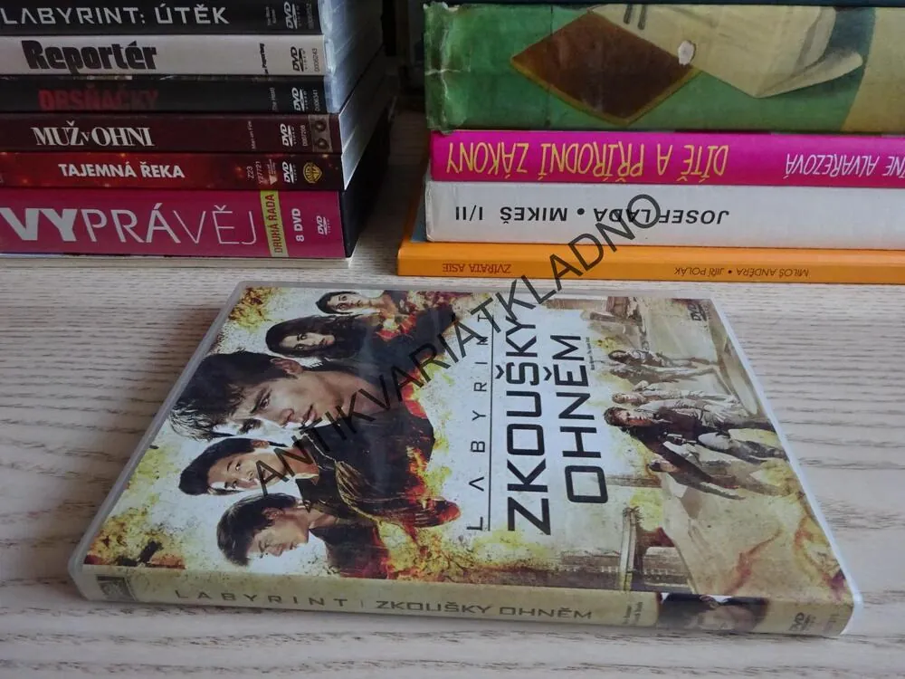 LABYRINT, ZKOUŠKY OHNĚM, DVD FILM