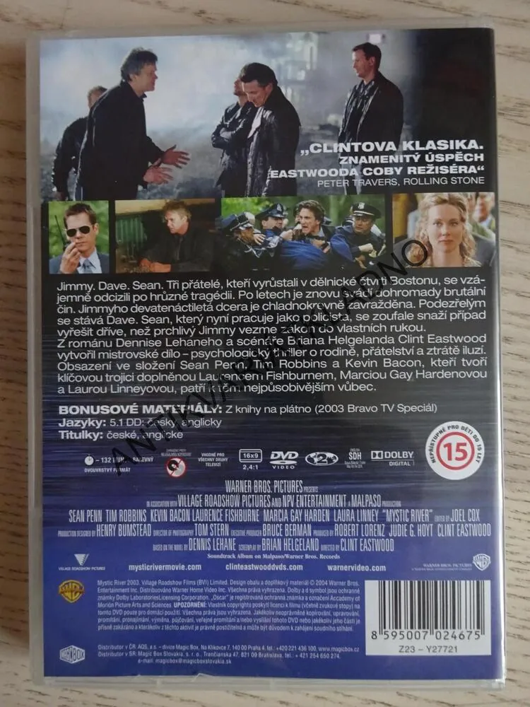 TAJEMNÁ ŘEKA, DVD FILM