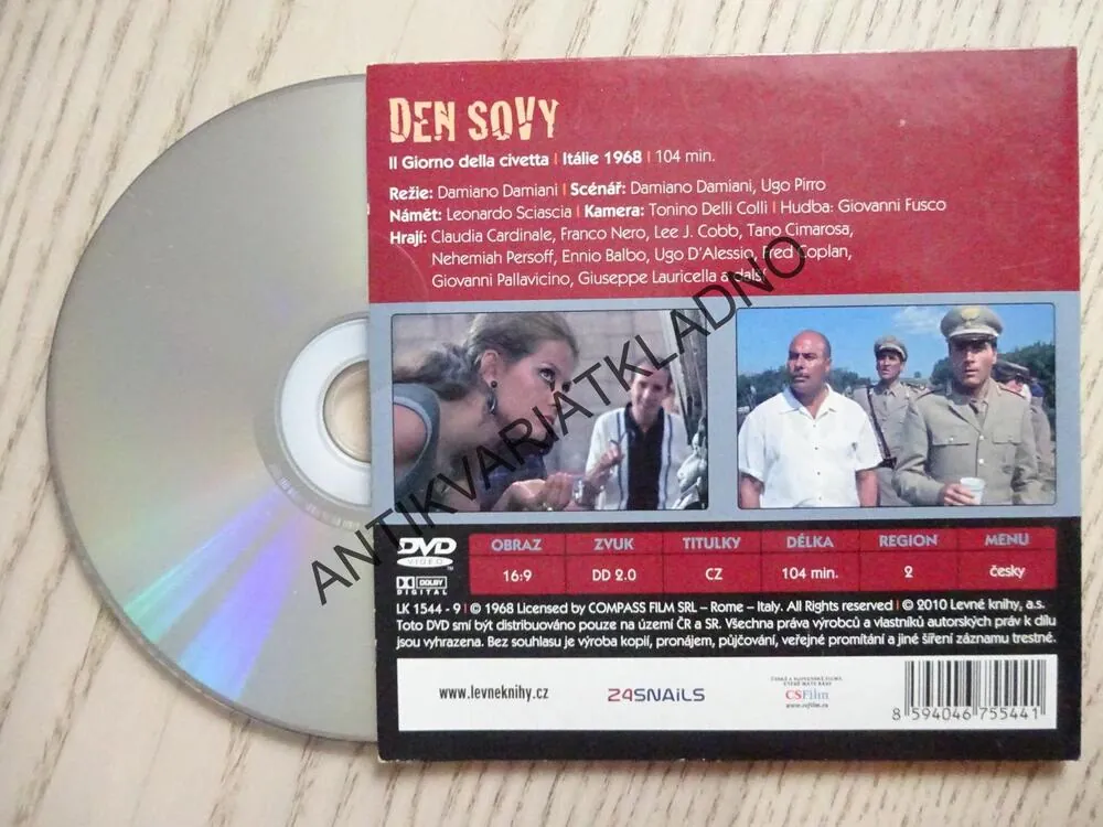 DEN SOVY, DVD FILM 