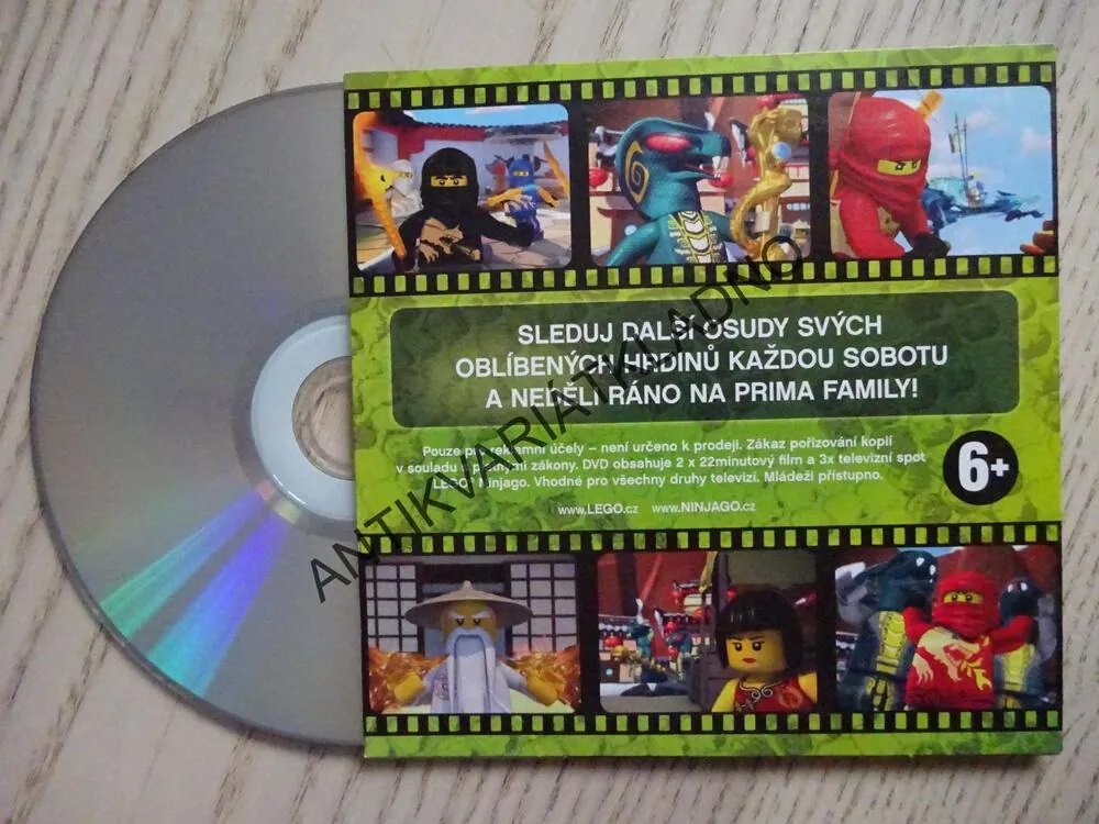 LEGO NINJAGO, ROK HADŮ, DVD FILM