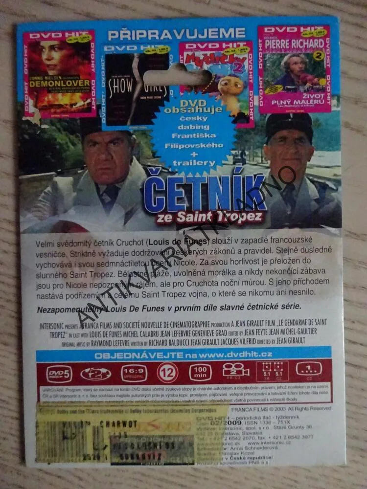 ČETNÍK ZE SAINT TROPEZ, DVD FILM 