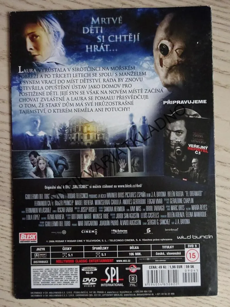 SIROTČINEC, DVD FILM