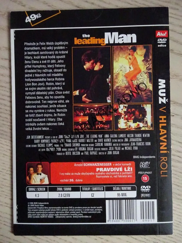 MUŽ V HLAVNÍ ROLI, DVD FILM
