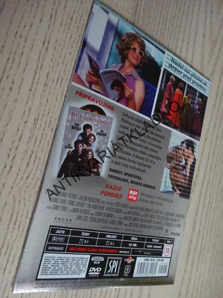 DALEKO DO NEBE, DVD FILM
