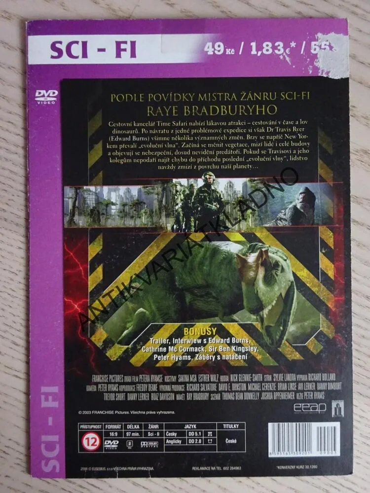 LOVCI DINOSAURŮ, DVD FILM