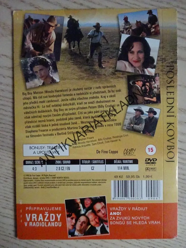 POSLEDNÍ KOVBOJ, DVD FILM