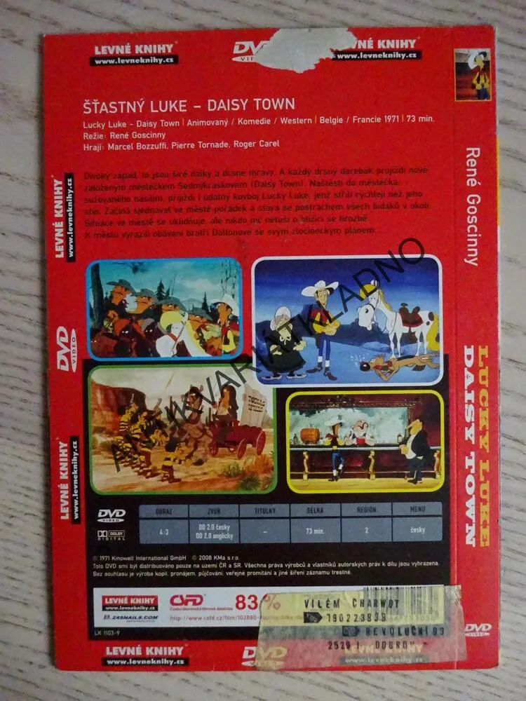ŠŤASTNÝ LUKE, DAISY TOWN, DVD FILM