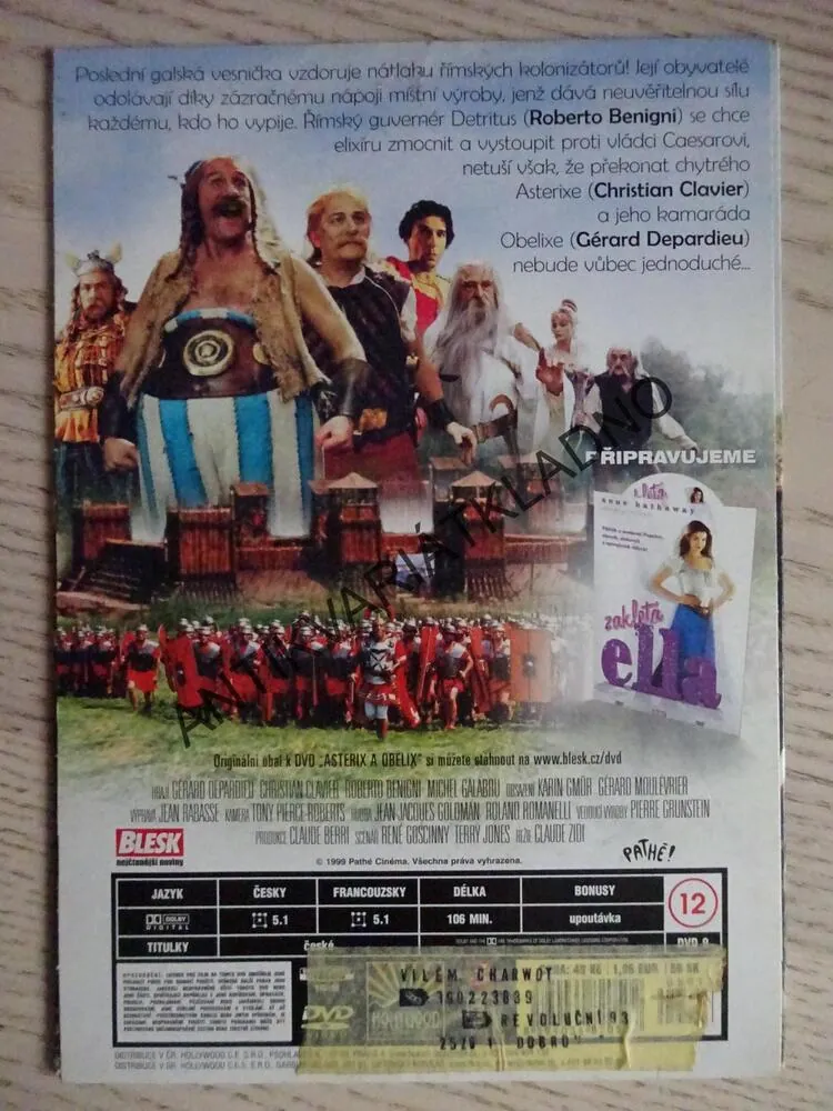 ASTERIX A OBELIX, DVD FILM