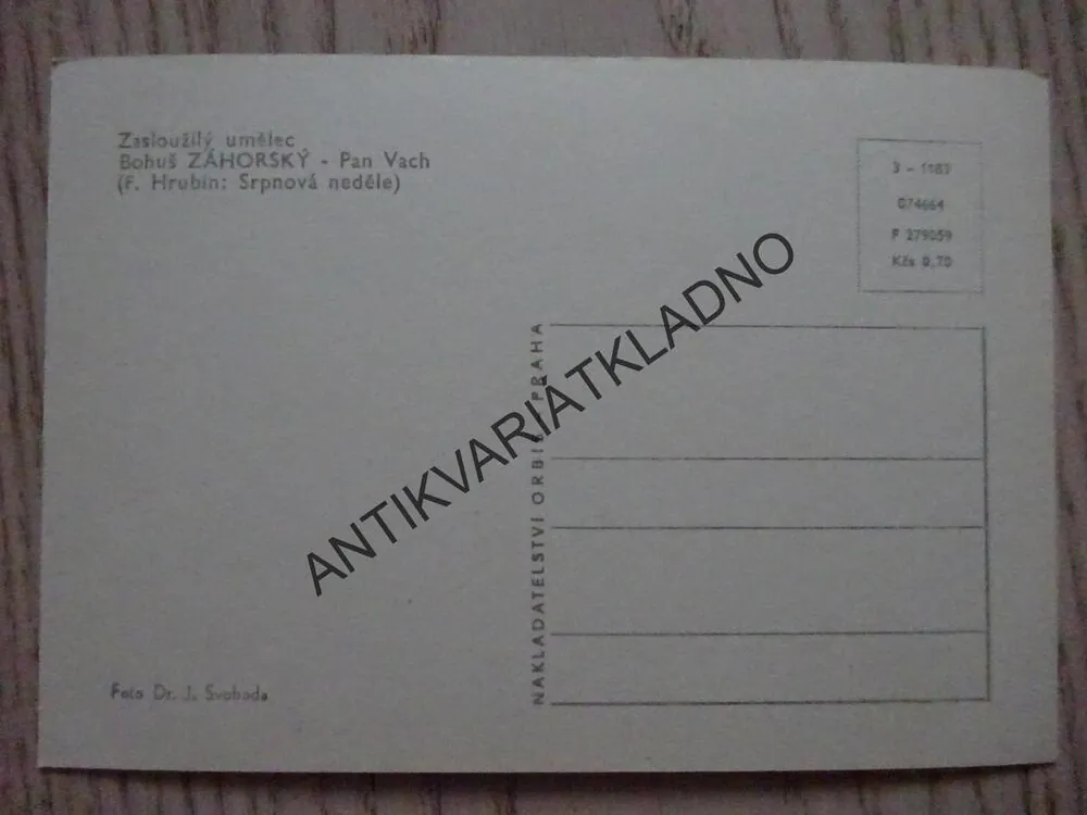 ZÁHORSKÝ BOHUŠ