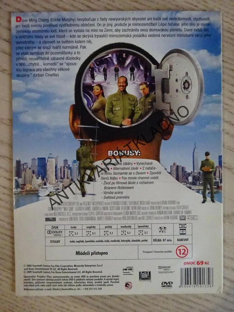 SEZNAMTE SE S DAVEM, EDDIE MURPHY, DVD FILM