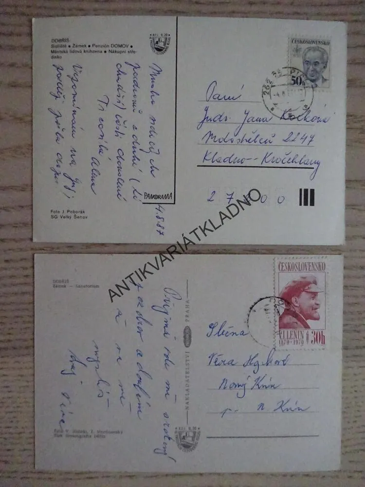 DOBŘÍŠ, OKRES PŘÍBRAM, 2 KUSY